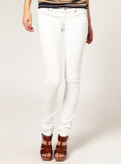 Stretch White Jeans Stretch White Jeans MakeyourownjeansCustom Jeans