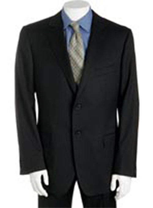 Black Merino Wool Suit Black Merino Wool Suit