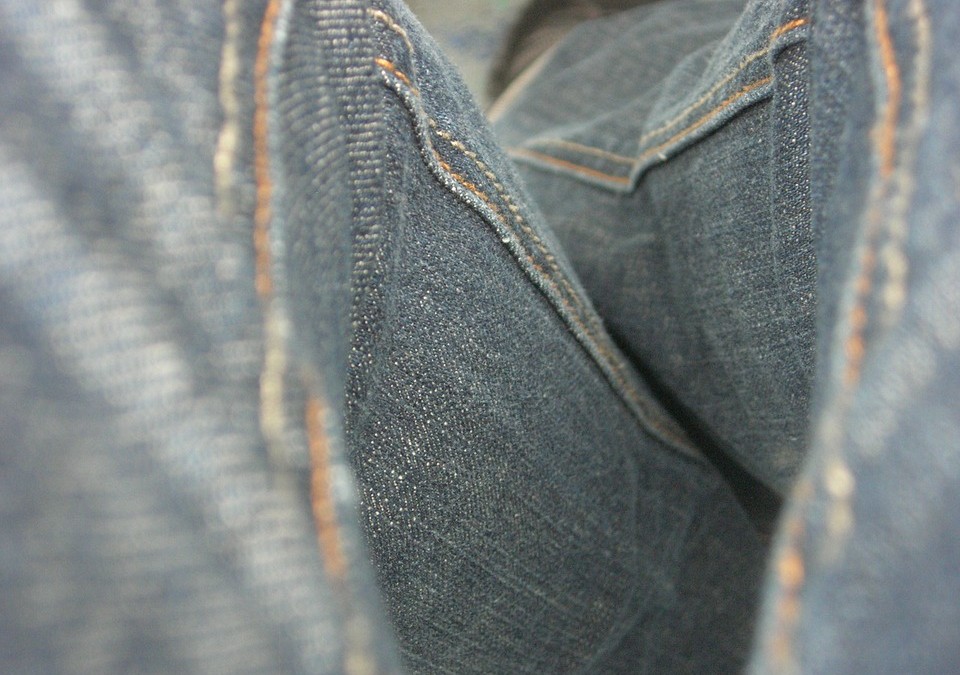shrinking jeans