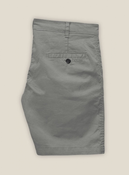 Dark Gray Stretch Chino Shorts