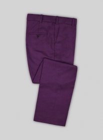 Scabal Hot Purple Wool Pants