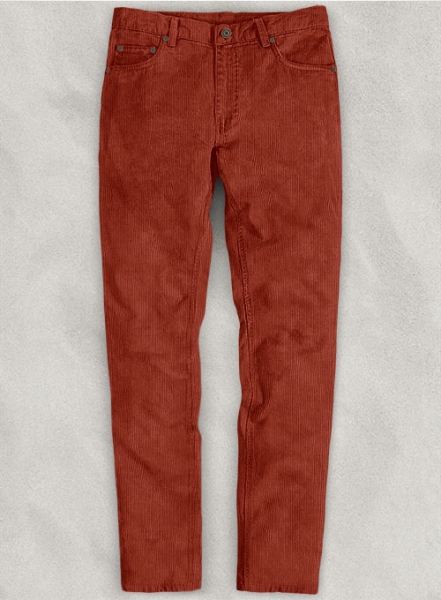 Burnt Sienna Corduroy Jeans