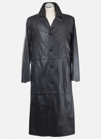 Leather Long Coat #201