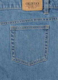 Classic Heavy Hogan Denim Jeans - Light Blue