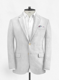 Solbiati White Seersucker Jacket