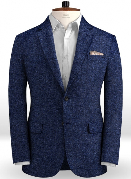 Solbiati Haze Blue Linen Jacket