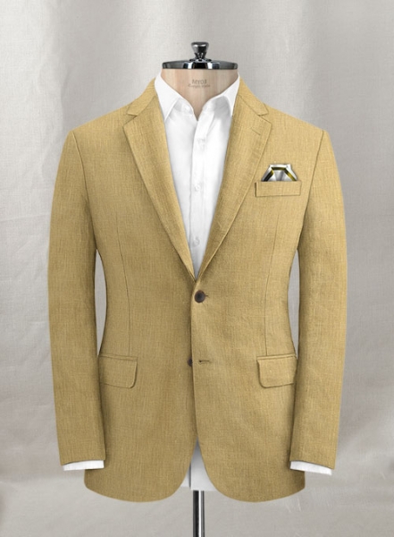 Italian Linen Khaki Suit