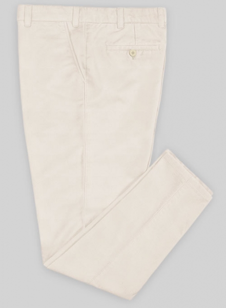 Stretch Summer Beige Chino Pants