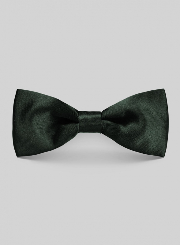 Green Satin Bow