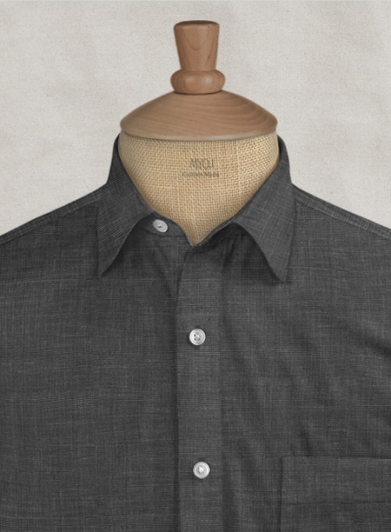 Filafil Poplene Gray Shirt - Half Sleeves