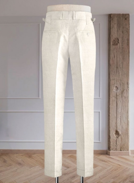 Safari Natural Cotton Linen Heritage Trousers