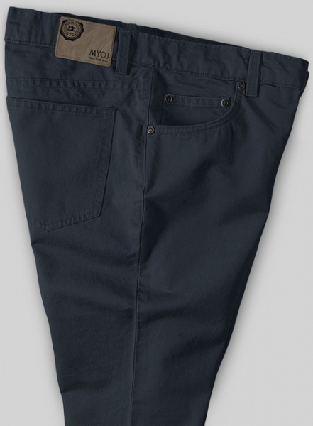 Dark Blue Stretch Chino Jeans