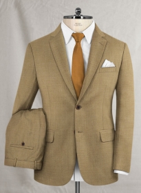 Reda Worsted Khaki Wool Suit