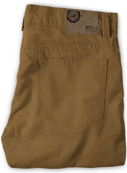 Rust Stretch Chino Jeans