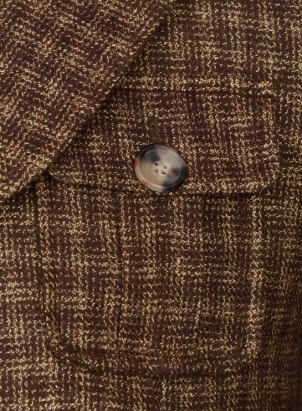 Maze Brown Tweed Danish Style Sports Coat