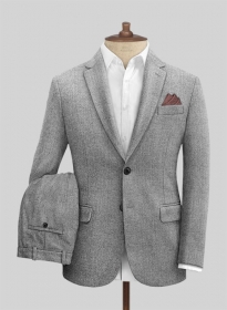 Italian Empire Gray Tweed Suit