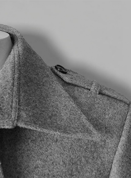 Plain Gray Tweed Overstyle Jacket