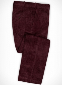 Wine Corduroy Pants