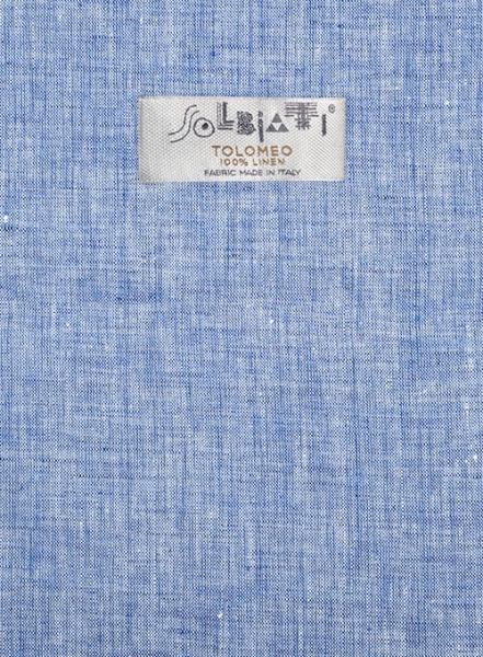 Solbiati Artic Blue Linen Jacket