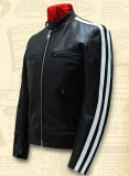 Leather Jacket Sportsman Stripe