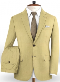 Reda Light Khaki Pure Wool Suit