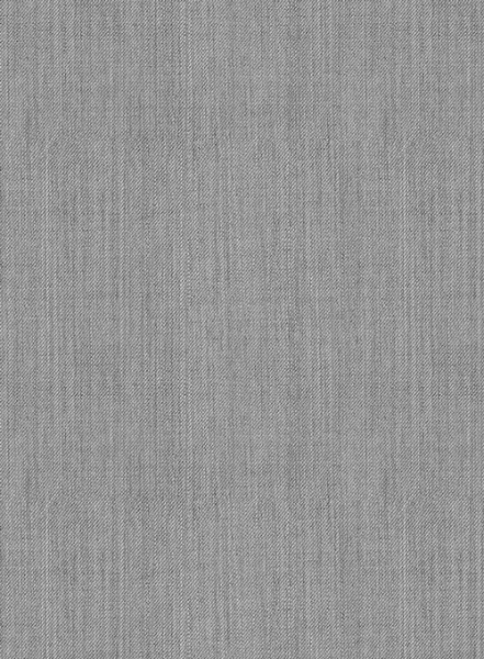 Worsted Light Gray Wool Suit