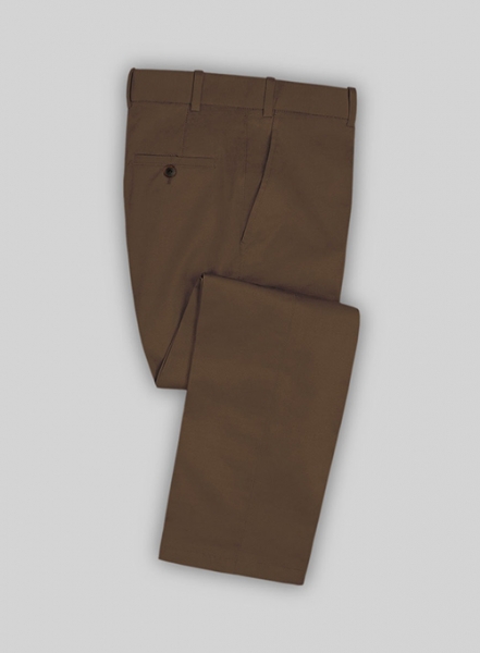 Brown Stretch Chino Suit