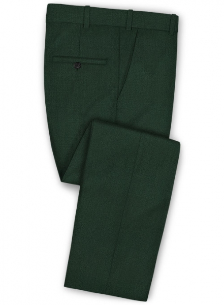 Scabal Forest Green Wool Suit