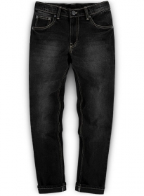 Bolt Heavy Black Jeans - Treated Hard Wash