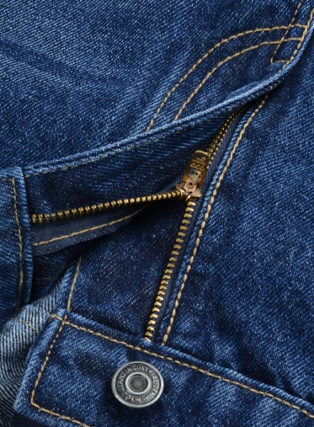 Classic Heavy Blue Indigo Wash Whisker Jeans