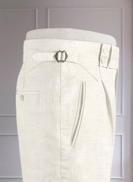 Safari Natural Cotton Linen Heritage Trousers