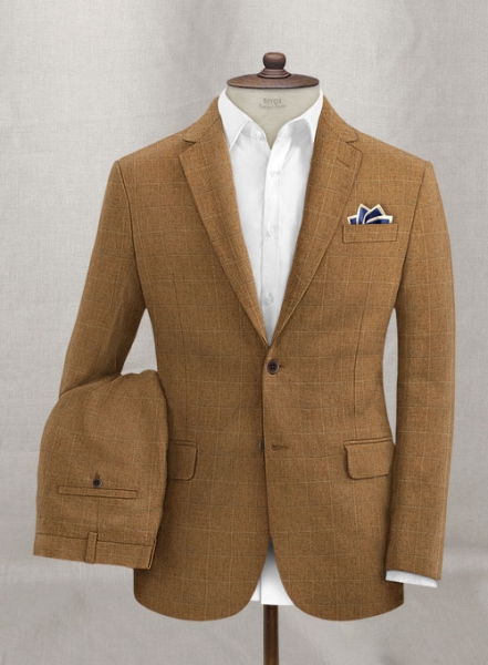 Italian Linen Lappa Checks Suit