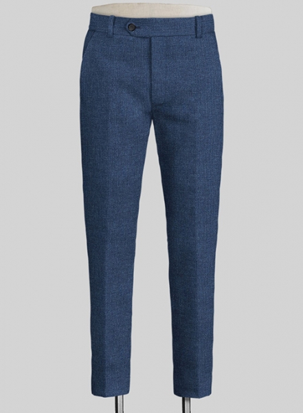 Solbiati Denim Dark Blue Linen Pants