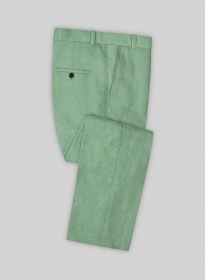 Italian Linen Mojito Green Pants