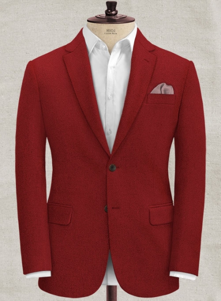 Melange Titan Red Tweed Jacket