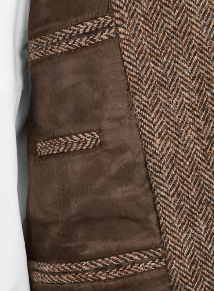 Harris Tweed Brown Herringbone Jacket