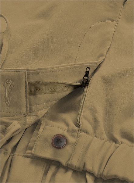 Easy Pants Tan Cotton Canvas