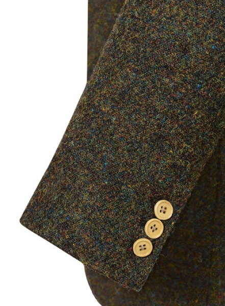 Harris Tweed Melange Green Jacket