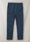 Easy Pants Royal Blue Cotton Canvas