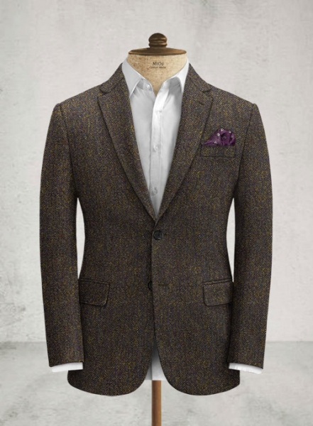 Harris Tweed Melange Brown Jacket