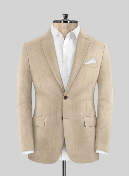 Scabal Beige Wool Suit