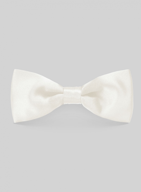 Cream Satin Bow