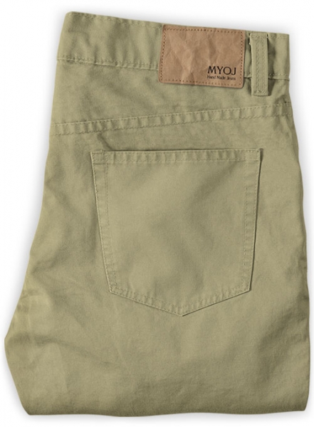 Dark Khaki Stretch Chino Jeans