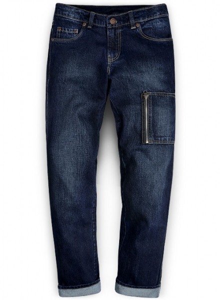 Zipper Cargo Jeans