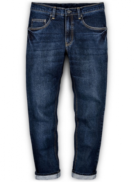 The Blue Indigo Wash Whisker Jeans