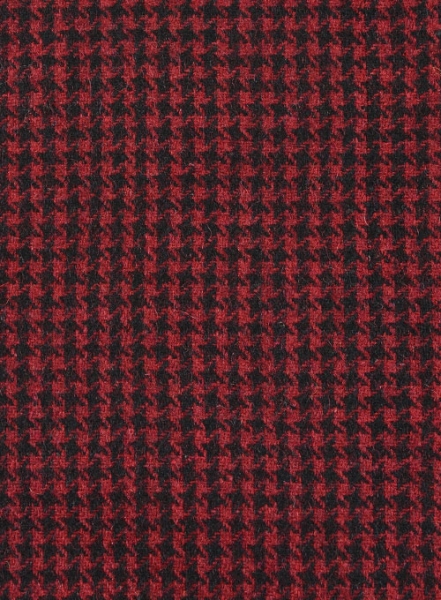 Big Houndstooth Red Tweed Suit