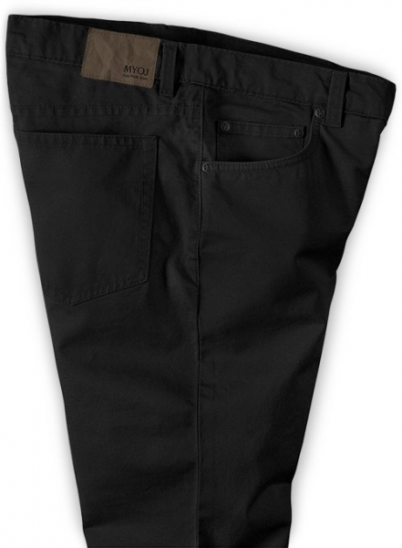 Stretch Summer Black Chino Jeans