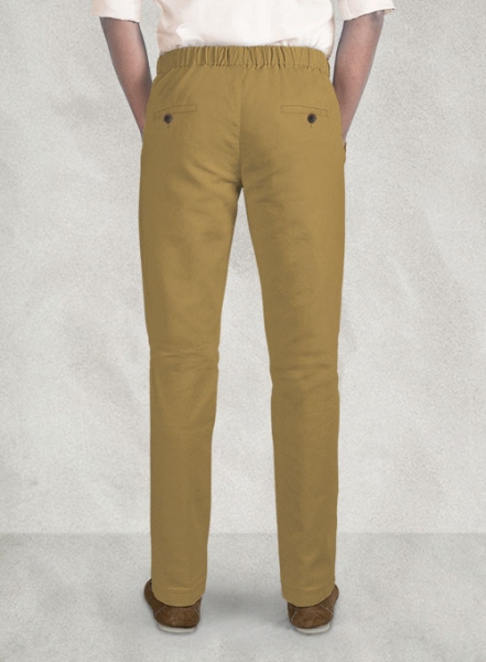 Easy Pants Khaki Cotton Canvas