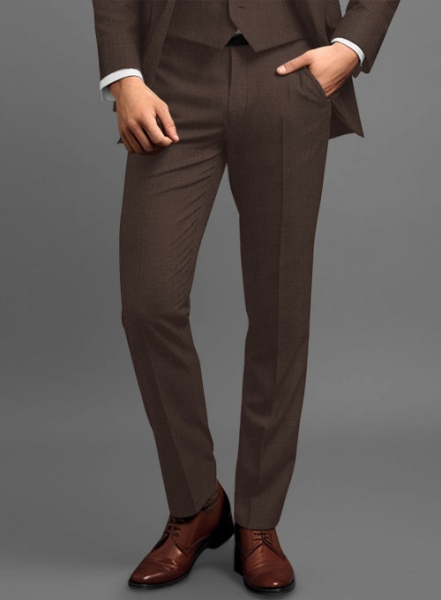 Scabal Brown Wool Suit