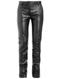 Front Crease Leather Pants